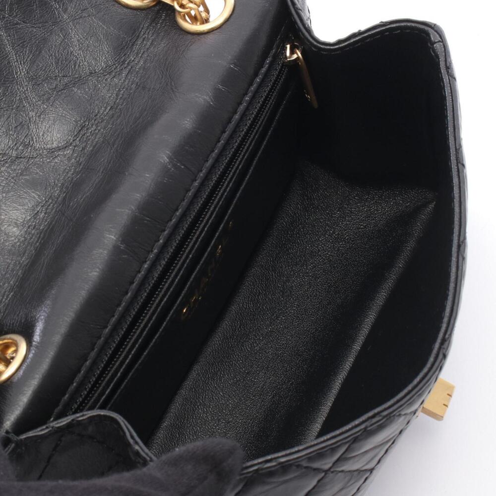 Chanel 2.55 Shoulder Bag/Handbag, Calfskin Leather, Women's, Black - Picture 3 of 8